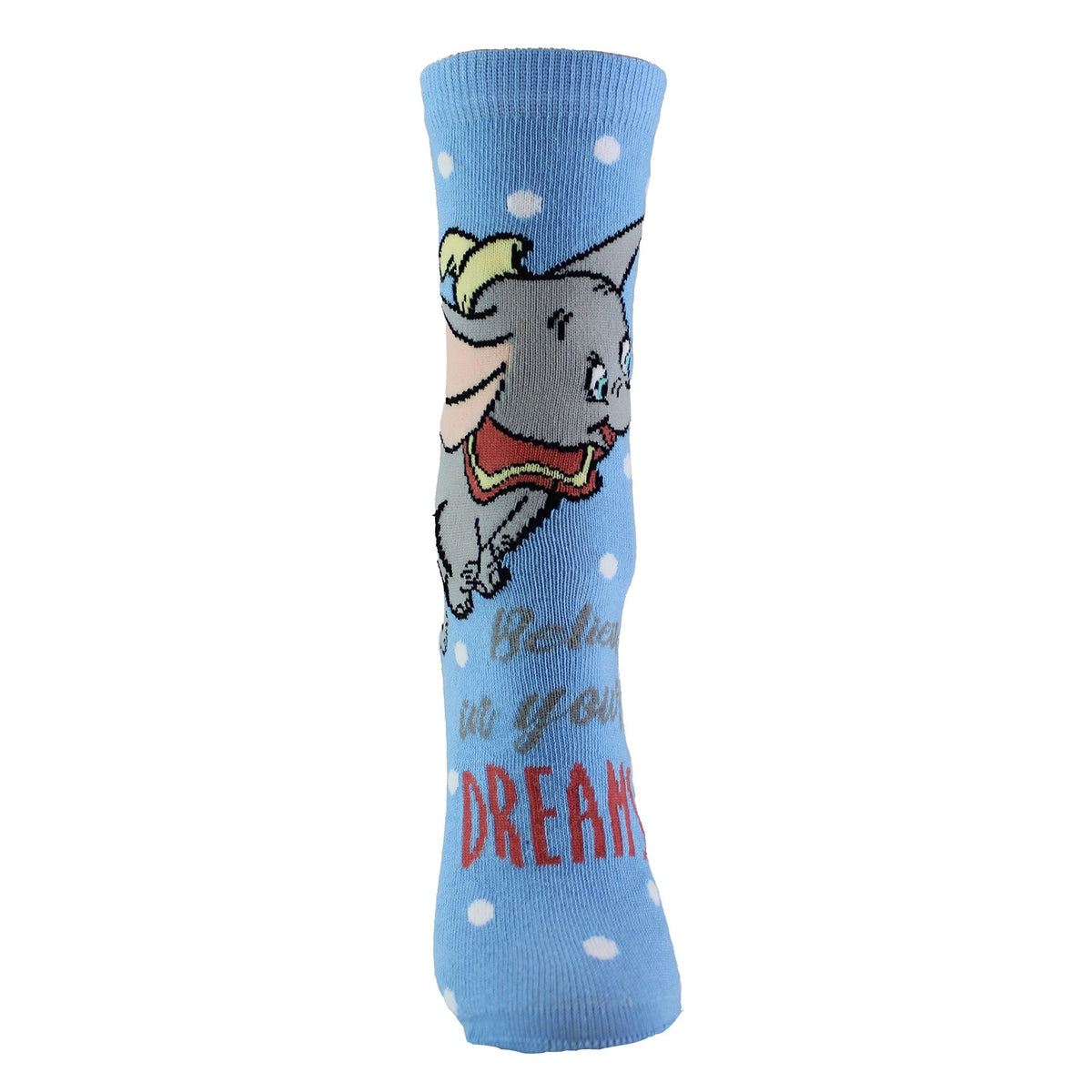 Ladies Disney Dumbo Socks | Casual Cute Character Design Funny Novelty Socks