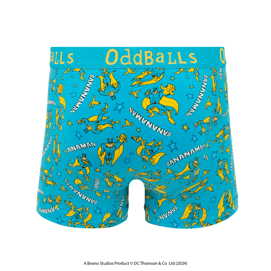 Bananaman - Mens Cotton Boxer Shorts OddBalls
