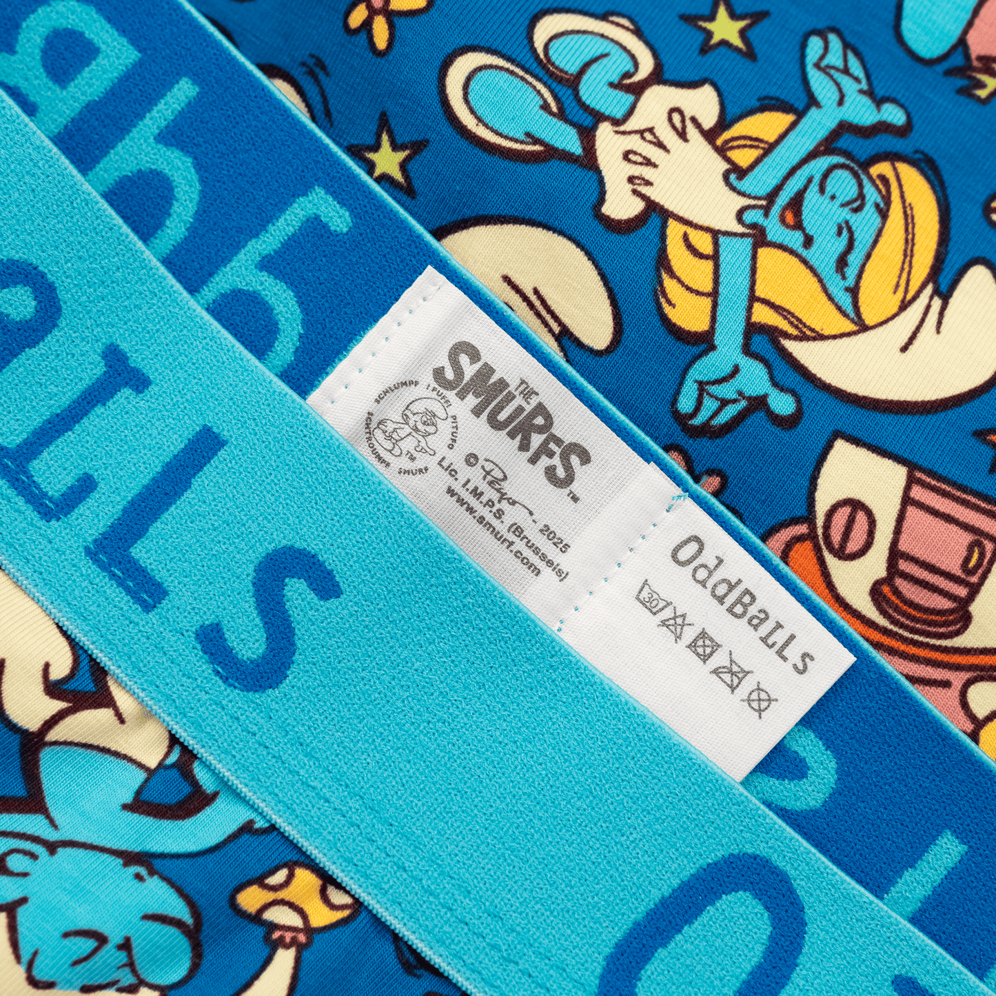 OddBalls Smurfs - Mens Cotton Boxer Shorts