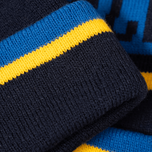 Navy | Royal | Yellow - Bobble Hat OddBalls