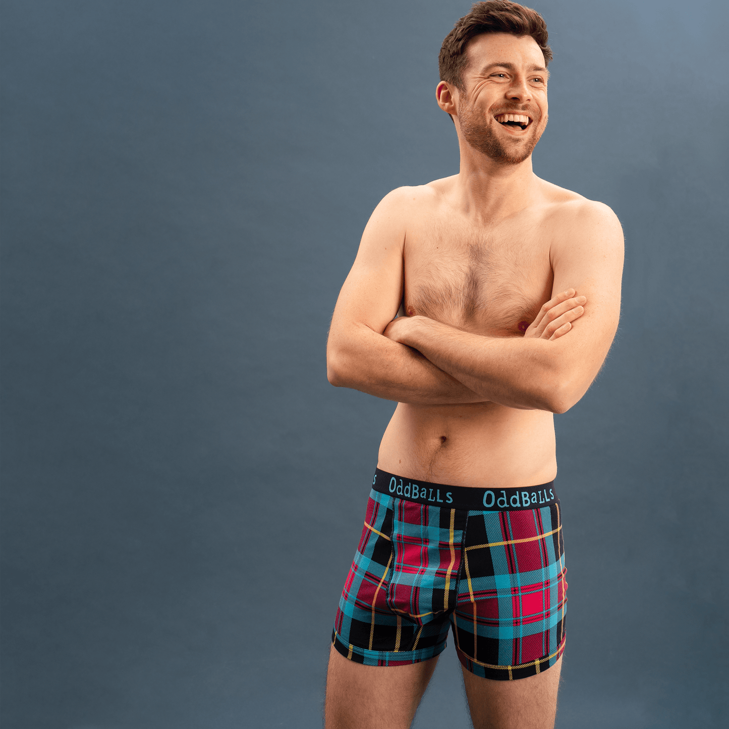 Tartan - Mens Cotton Boxer Shorts OddBalls