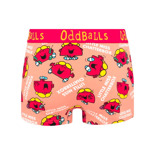 OddBalls Little Miss Chatterbox - Ladies Boxers
