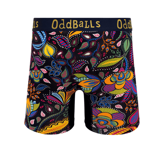 OddBalls Magic Garden - Mens Bamboo Boxer Shorts