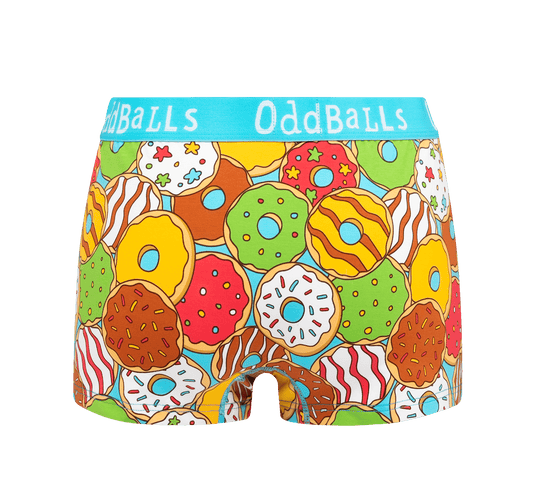OddBalls Donuts - Ladies Boxer Shorts