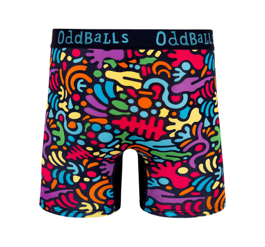 OddBalls Jurassic - Mens Bamboo Boxer Shorts