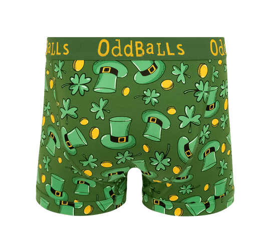 OddBalls Feeling Lucky - Mens Boxer Shorts | St Patrick’s Day
