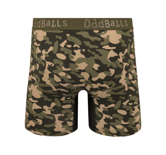 OddBalls Commando - Mens Bamboo Boxer Shorts