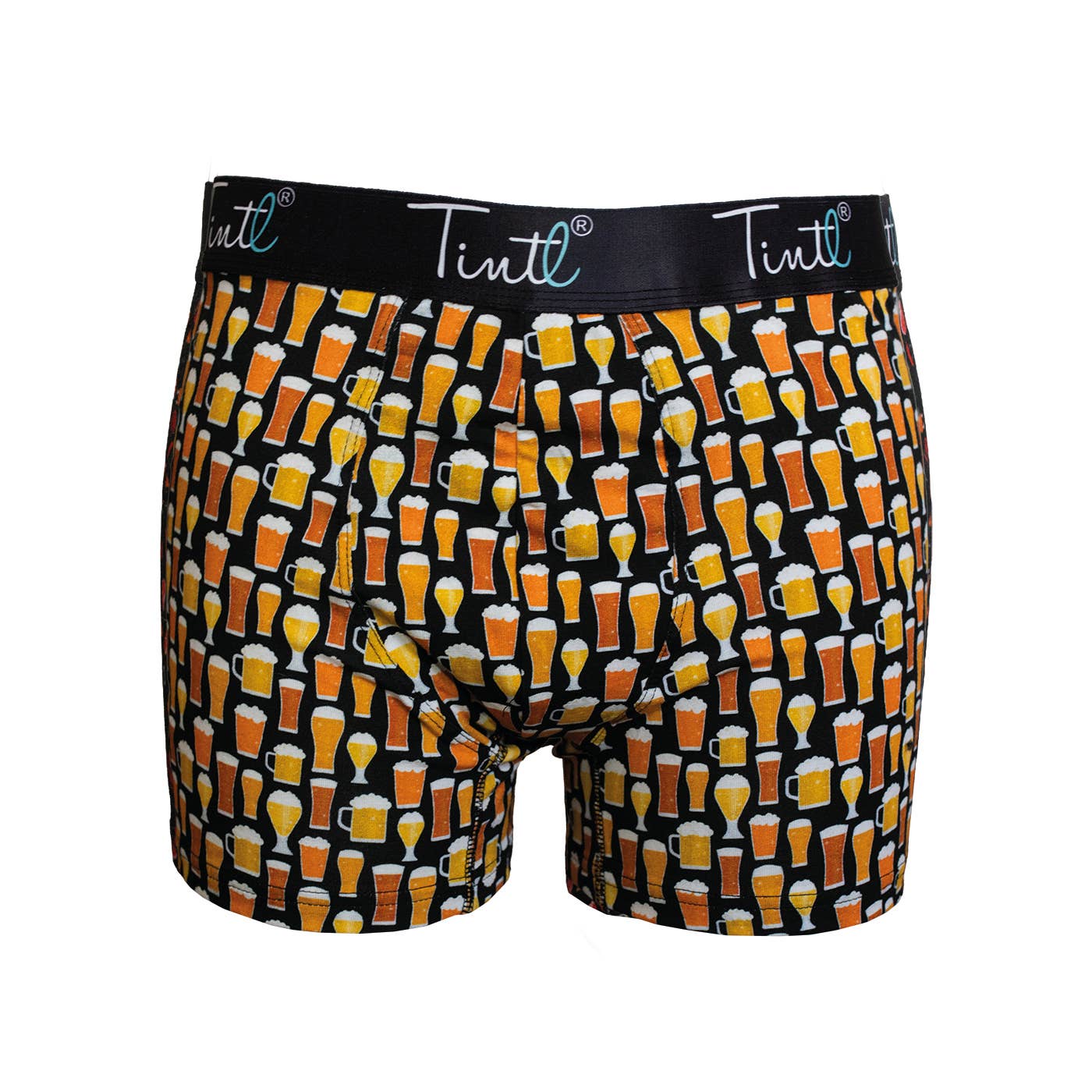 TINtl Men's Cotton Boxer Shorts Beer Print