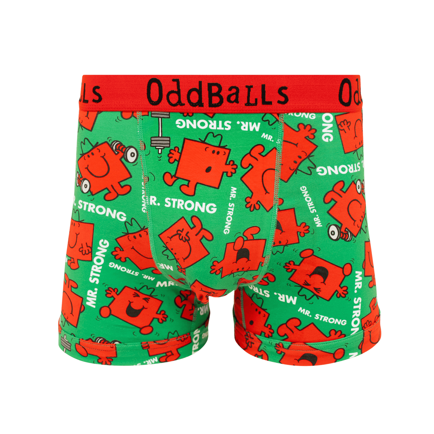 Mr Strong - Mr Men - Mens Cotton Boxer Shorts