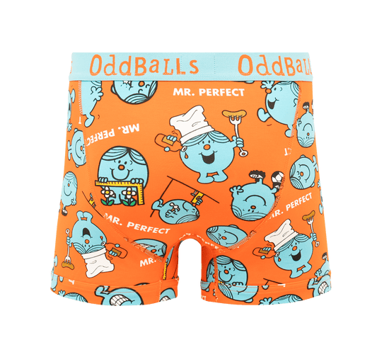 OddBalls Mr Perfect - Mens Cotton Boxer Shorts