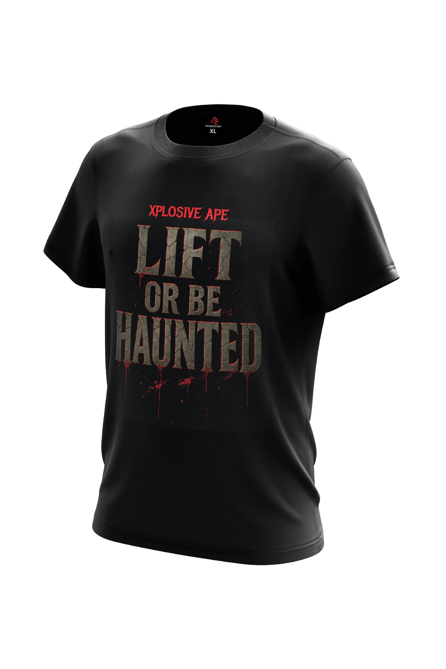 XAPE Lift or be Haunted Tee - Black Xplosive Ape