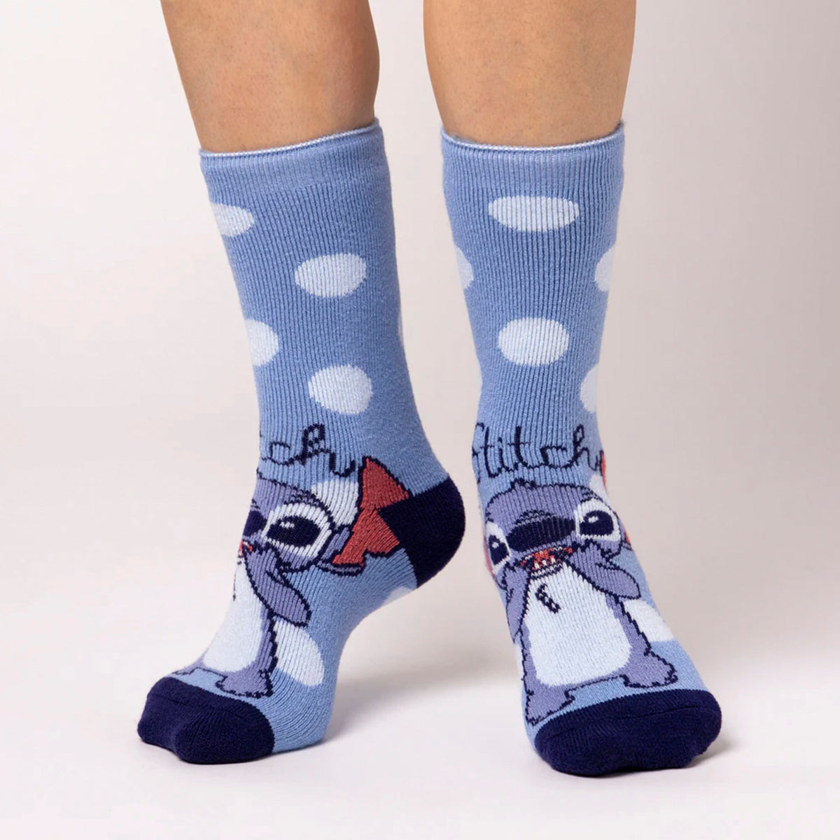 Ladies Thermal Lilo Stich Patterned Socks for Winter