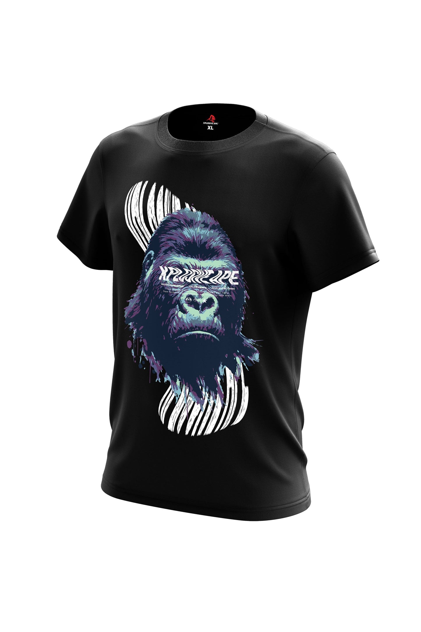 XAPE Persevere Tee - Black Xplosive Ape