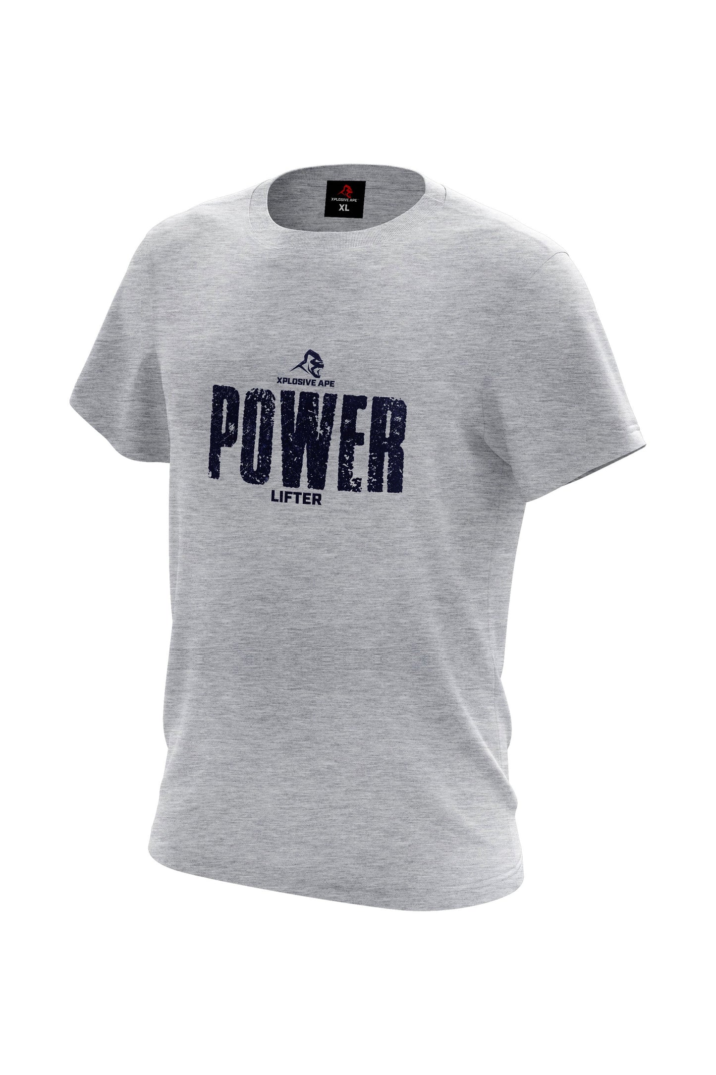 XAPE Power Lifter V2 Tee - Sports Grey Xplosive Ape