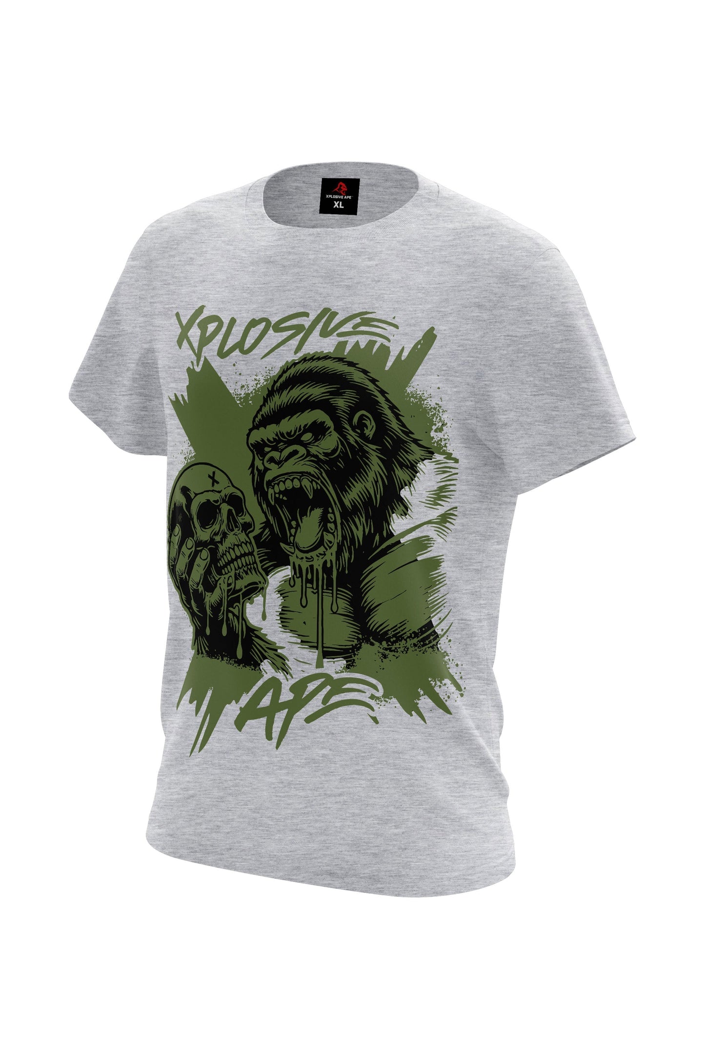 XAPE Prey Tee - Sports Grey Xplosive Ape