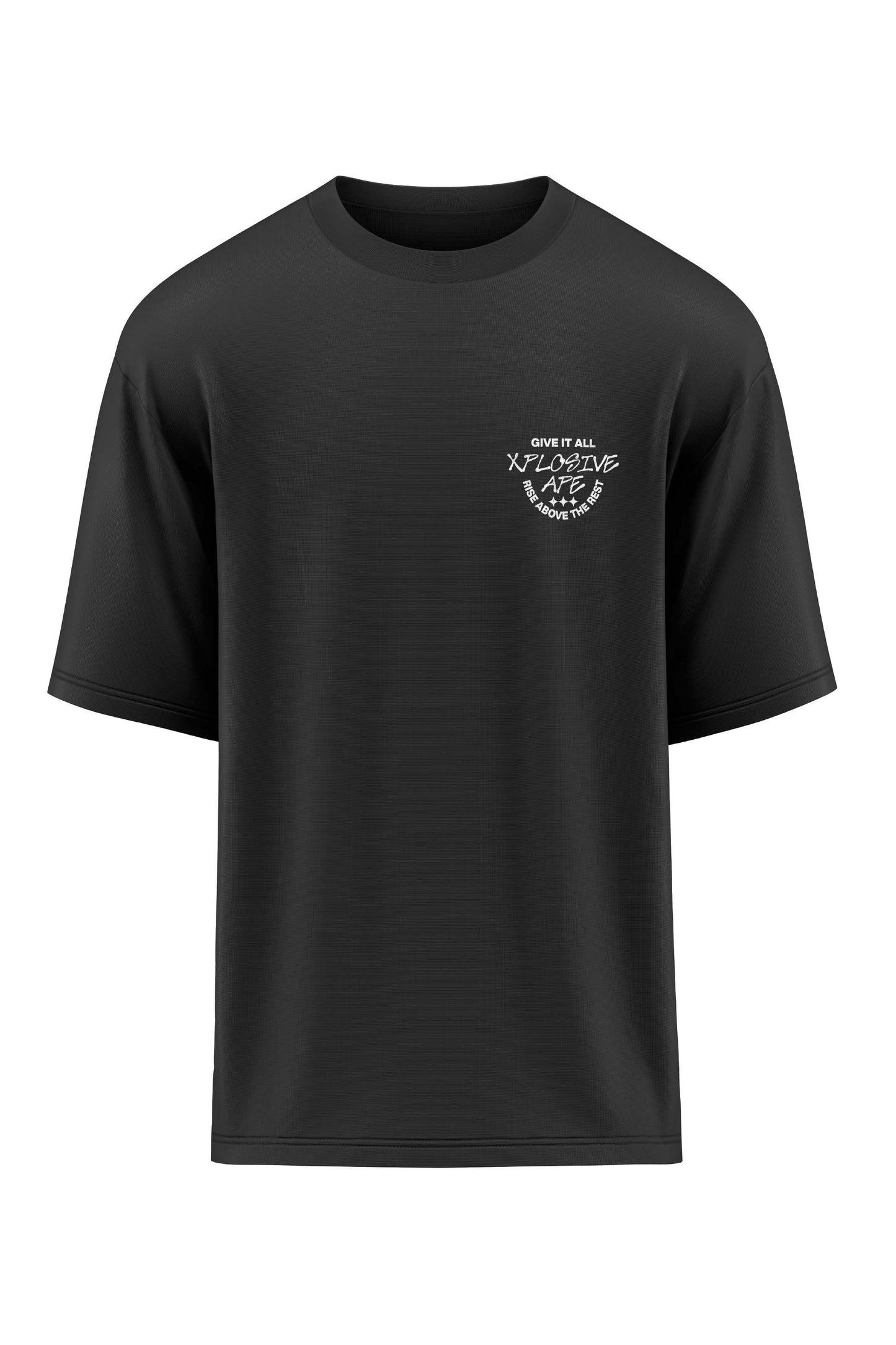 XAPE Prime Oversized Tee - Black Xplosive Ape