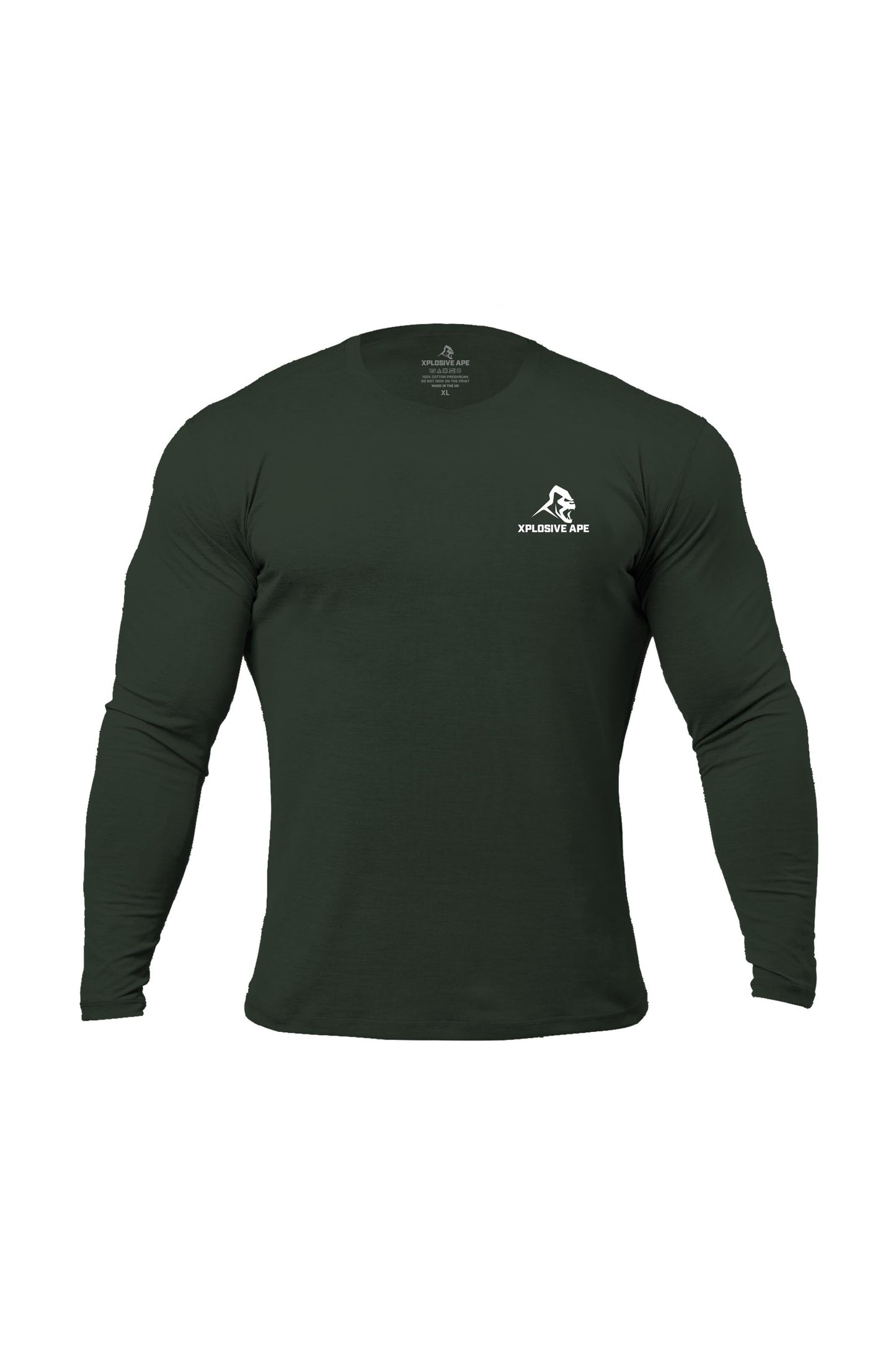 XAPE Prime Long Sleeve Tee - Forest Green Xplosive Ape
