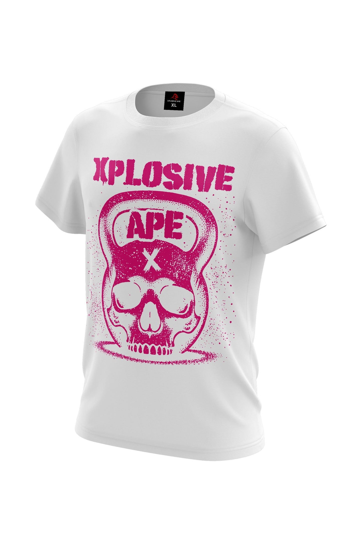 XAPE Pistol Tee - White Xplosive Ape