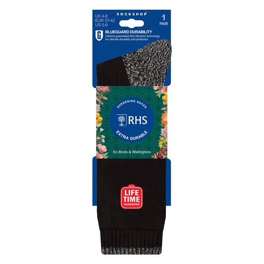 Ladies Long Heavy Duty RHS Boot Socks | Long Lasting Gardening Socks