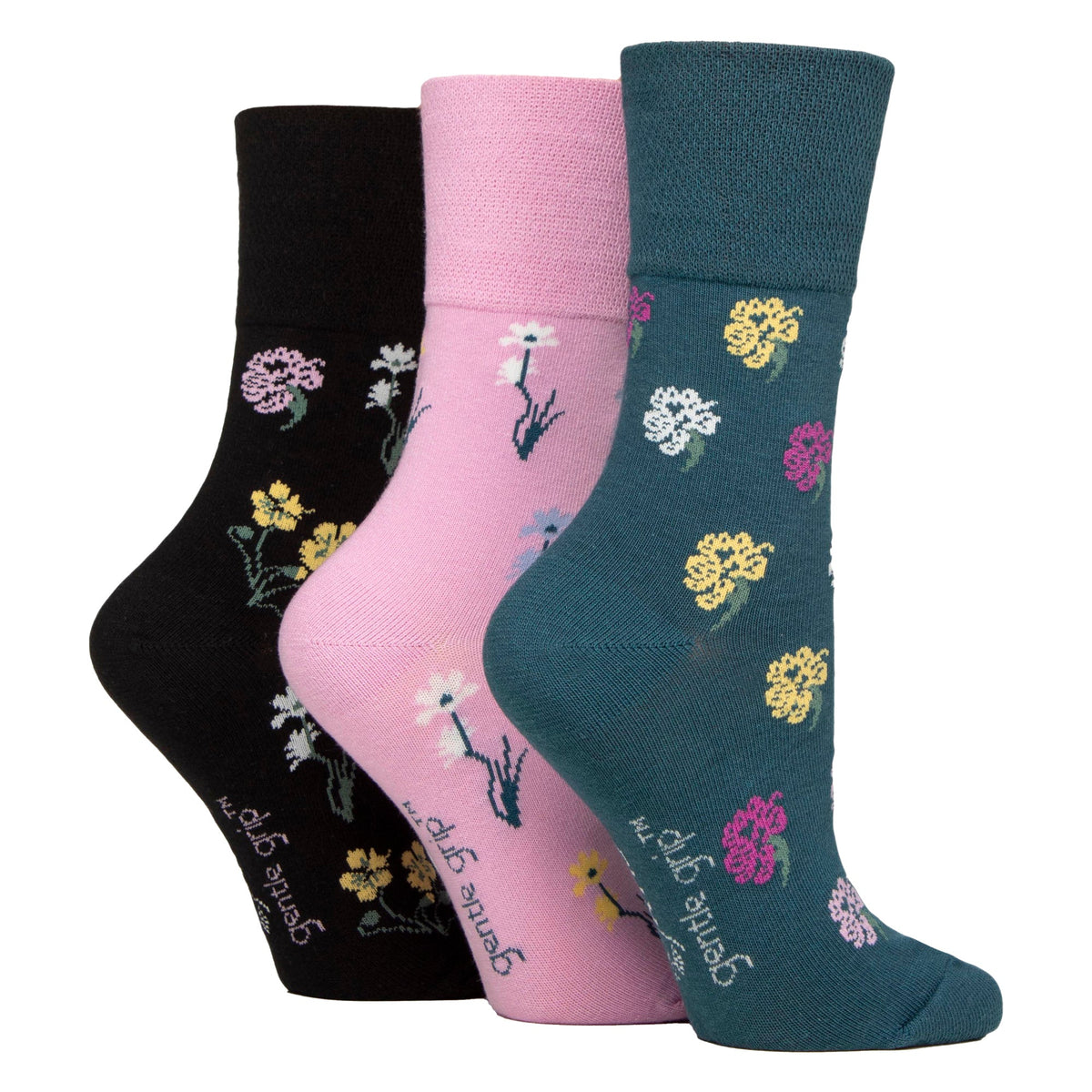6 Pairs Ladies RHS Non Elastic Soft Top Diabetic Socks