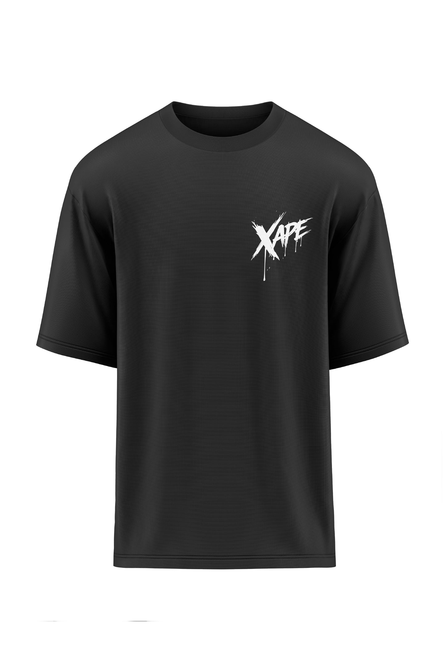 XAPE Raw Form Oversized Tee - Black Xplosive Ape