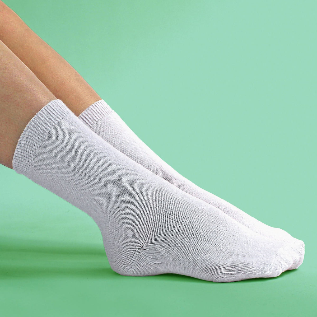 12 Pair Plain Kids School Soft Breathable Cotton Rich Socks