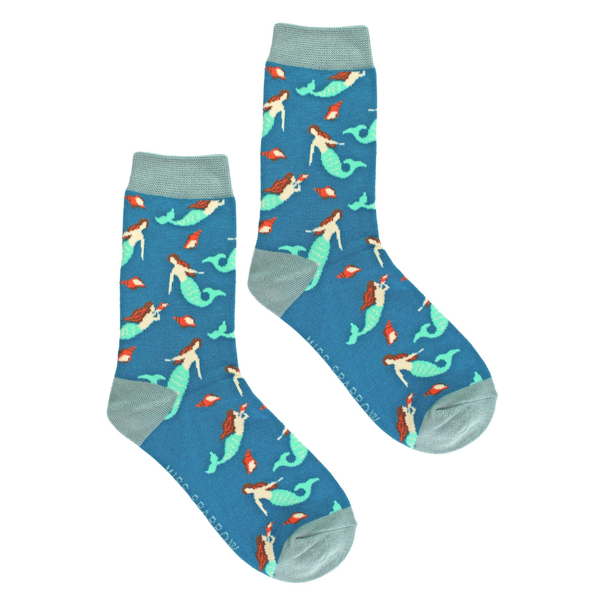 Ladies Mermaids Novelty Patterned Bamboo Socks