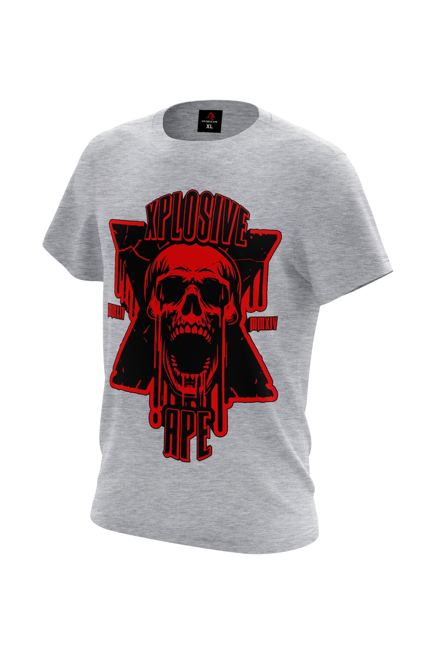 XAPE Screamer Tee - Sports Grey Xplosive Ape