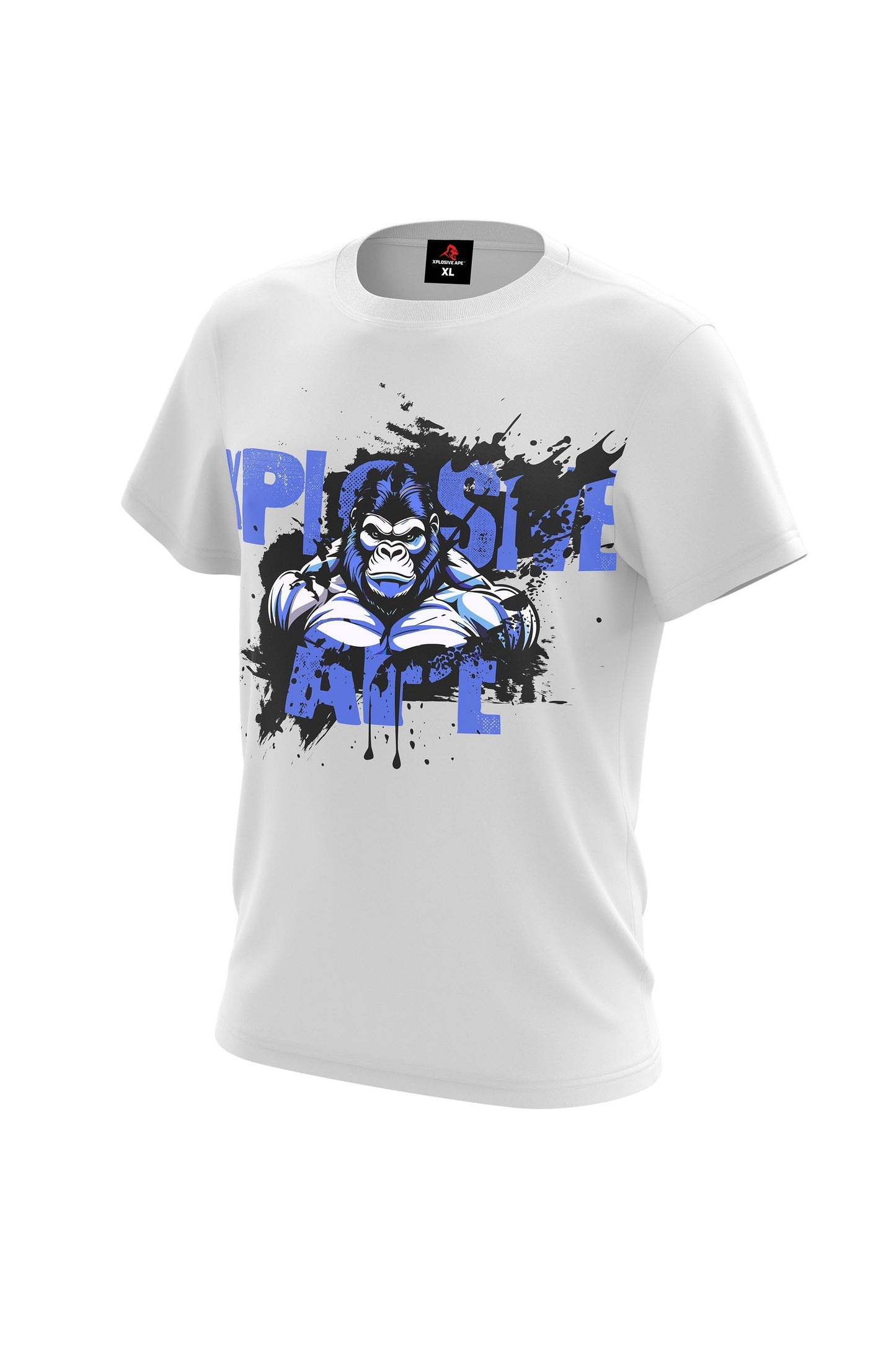 XAPE Splatter V3 Tee - White Xplosive Ape