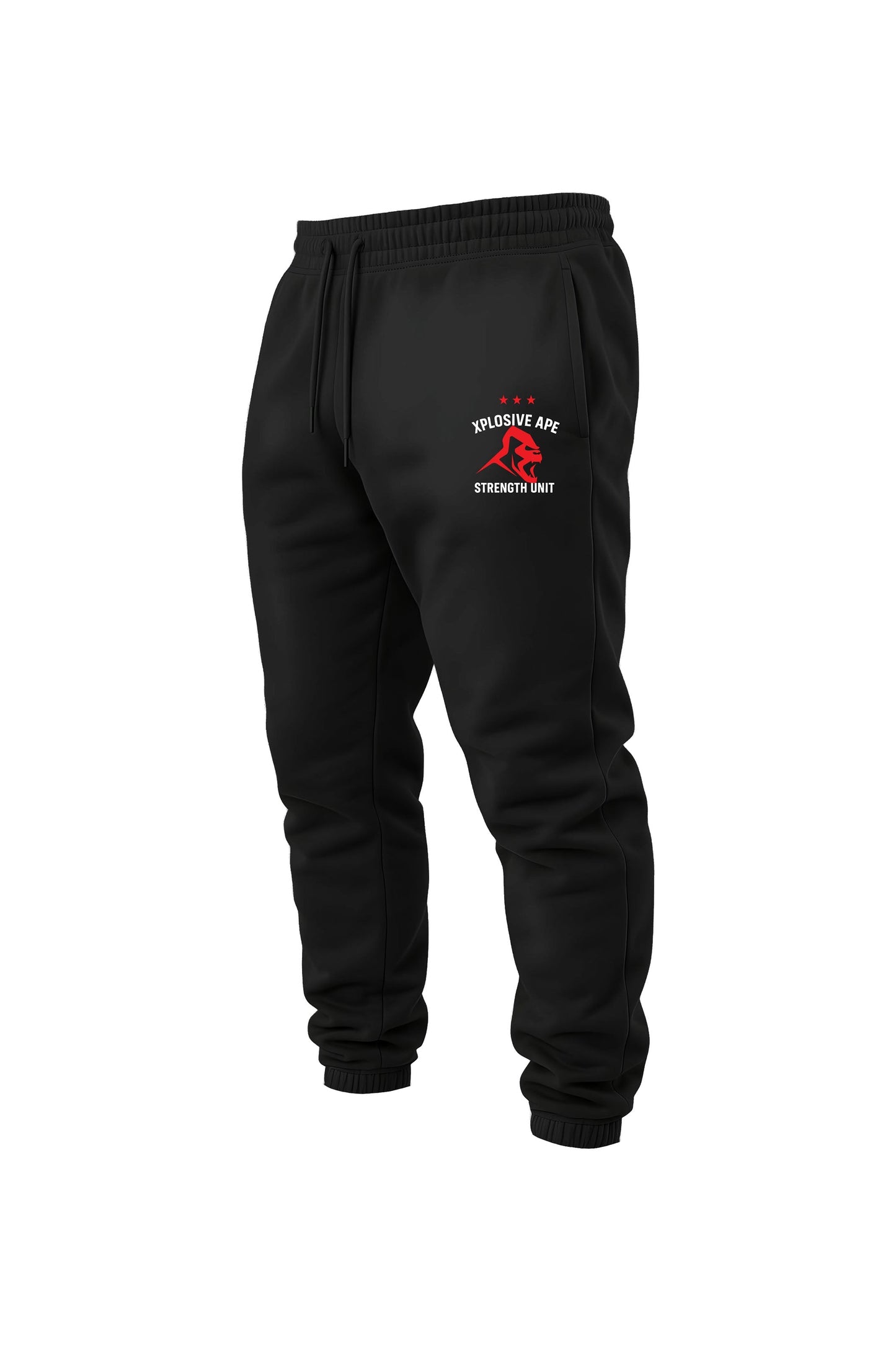 XAPE Strength Unit Joggers - Black Xplosive Ape