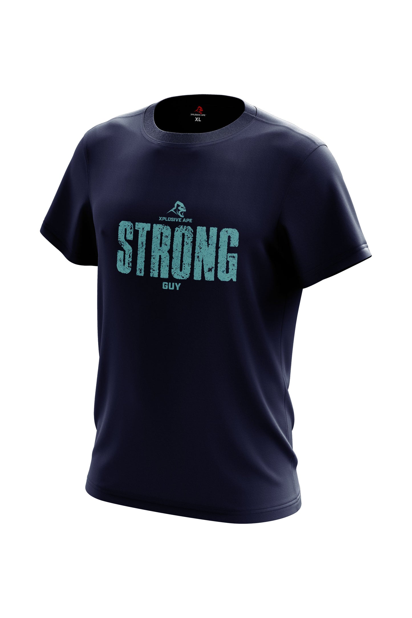 XAPE Strong Guy V2 Tee - Navy Xplosive Ape