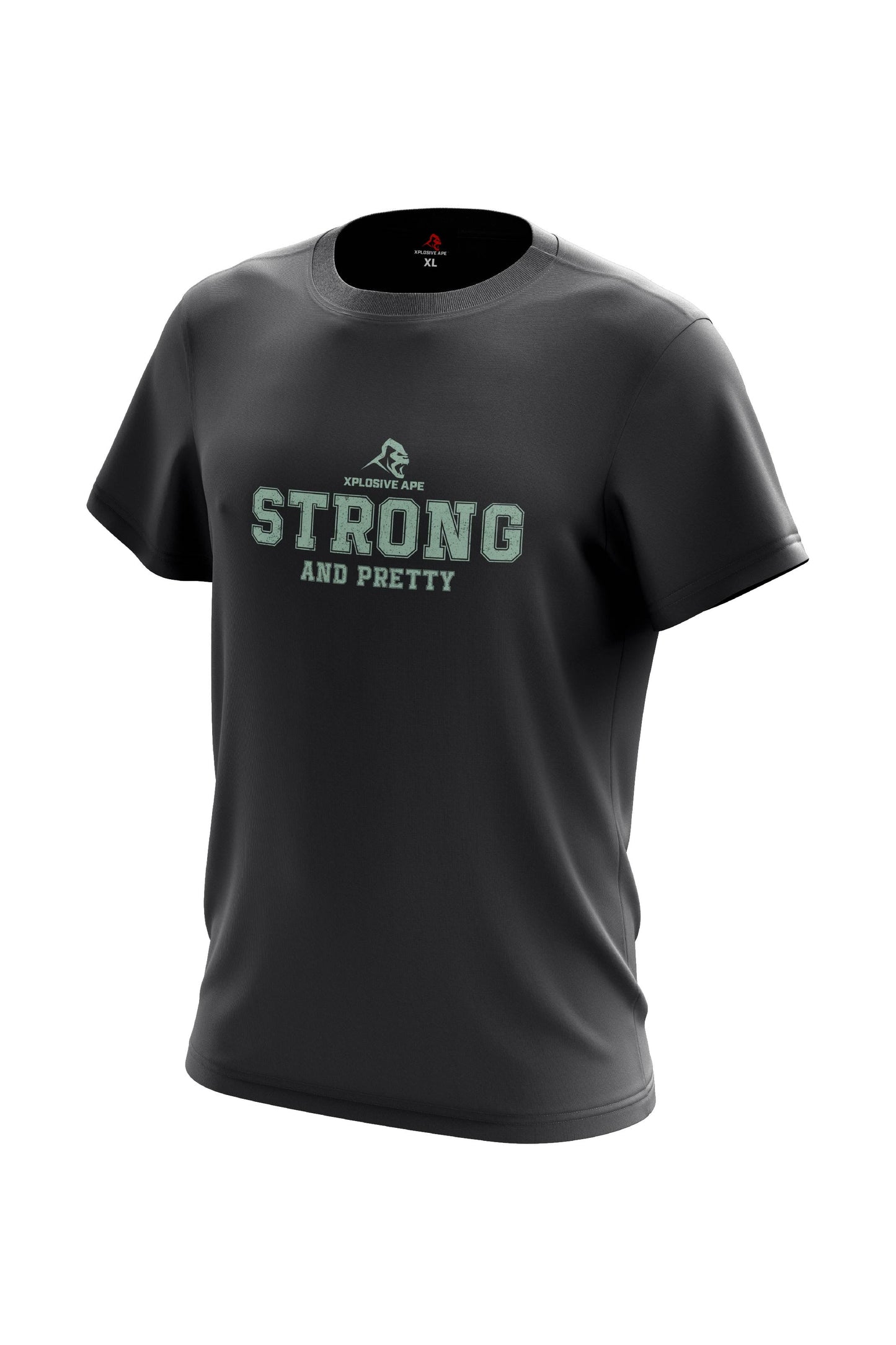 XAPE Strong & Pretty V1 Tee - Charcoal Xplosive Ape