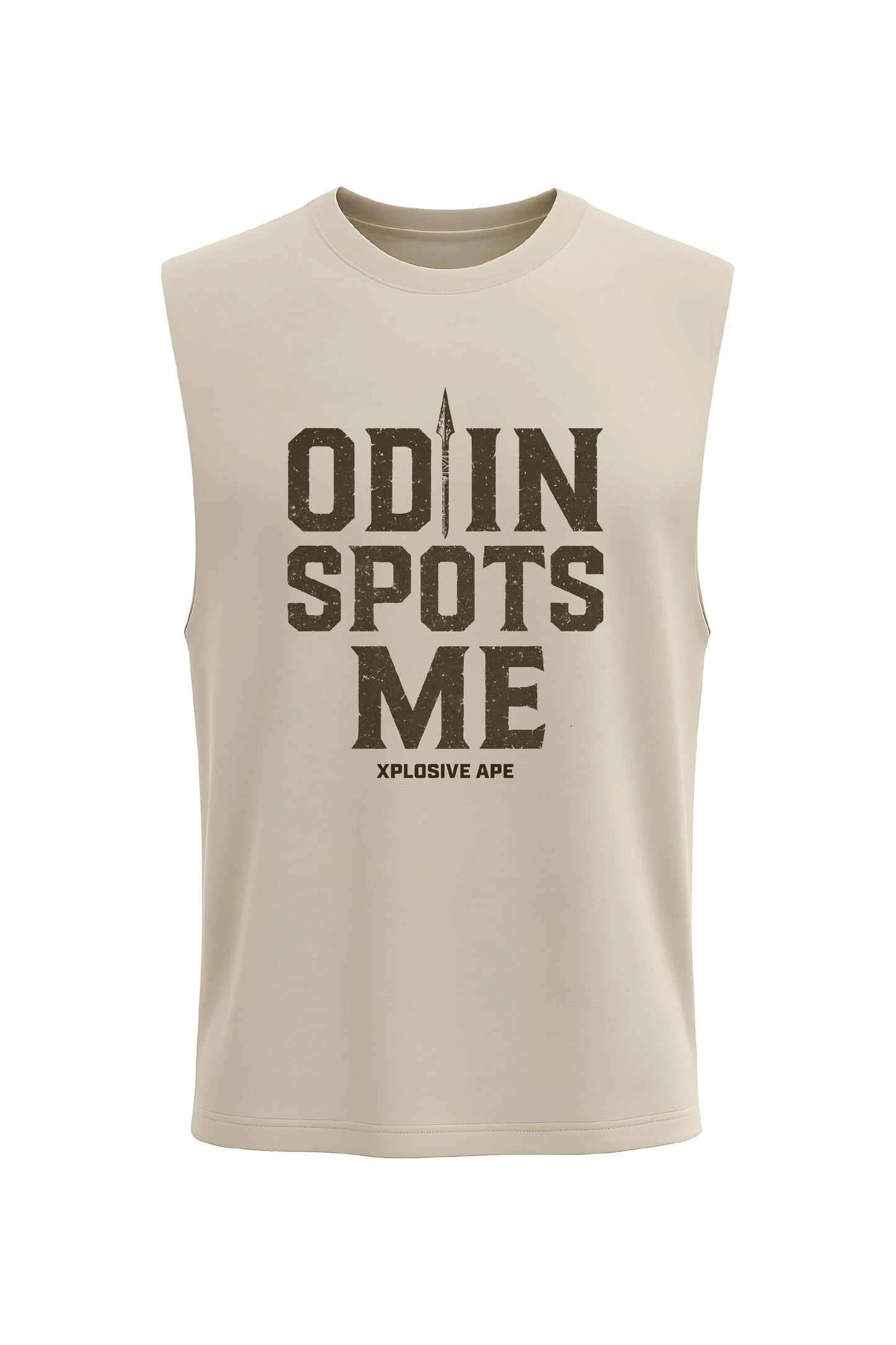 XAPE Odin Spots Me Tank Top - Sand Xplosive Ape