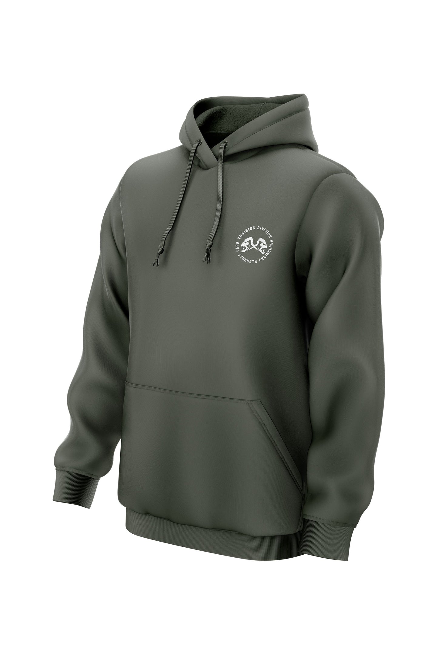 XAPE Training Division String Hoodie - Olive Green Xplosive Ape