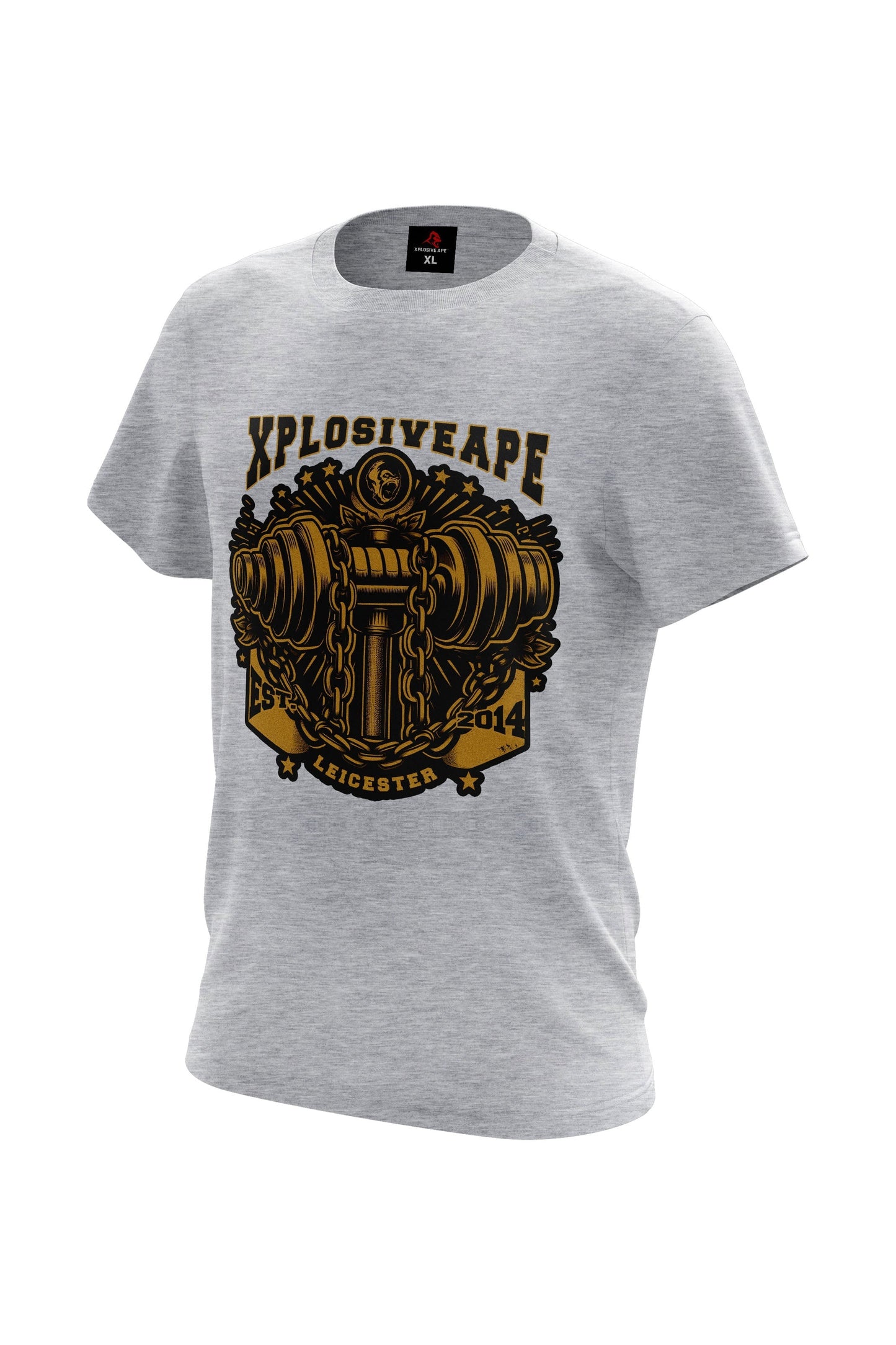 XAPE Trophy Tee - Sports Grey Xplosive Ape