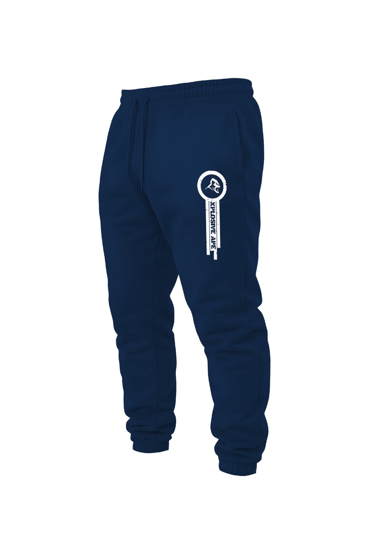 XAPE Panelled Joggers - Navy Xplosive Ape