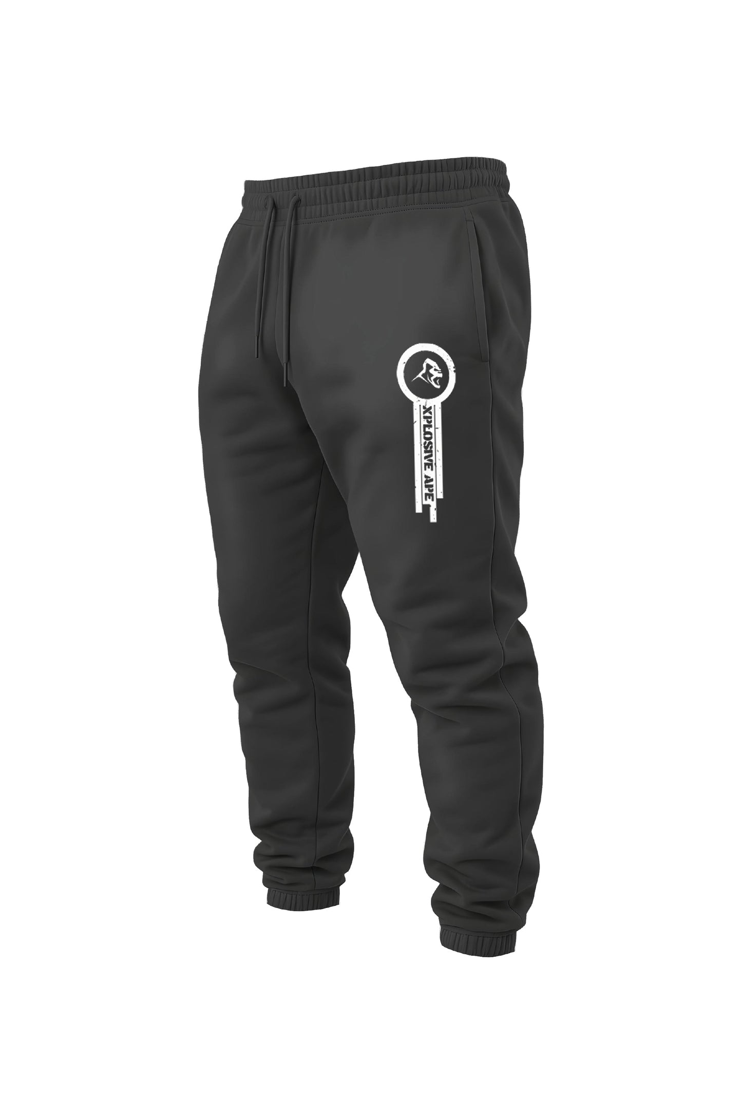 XAPE Panelled Joggers - Charcoal Xplosive Ape