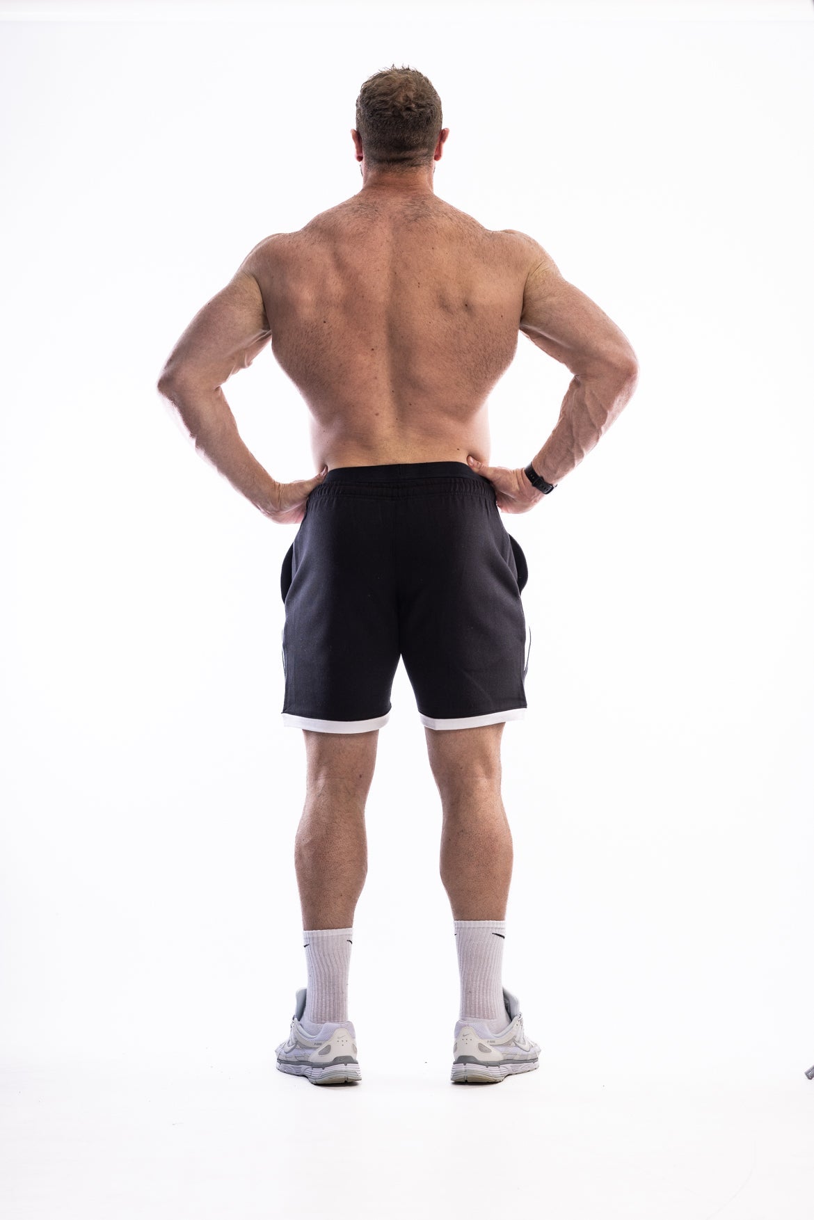 XAPE Varsity Shorts - Black Xplosive Ape