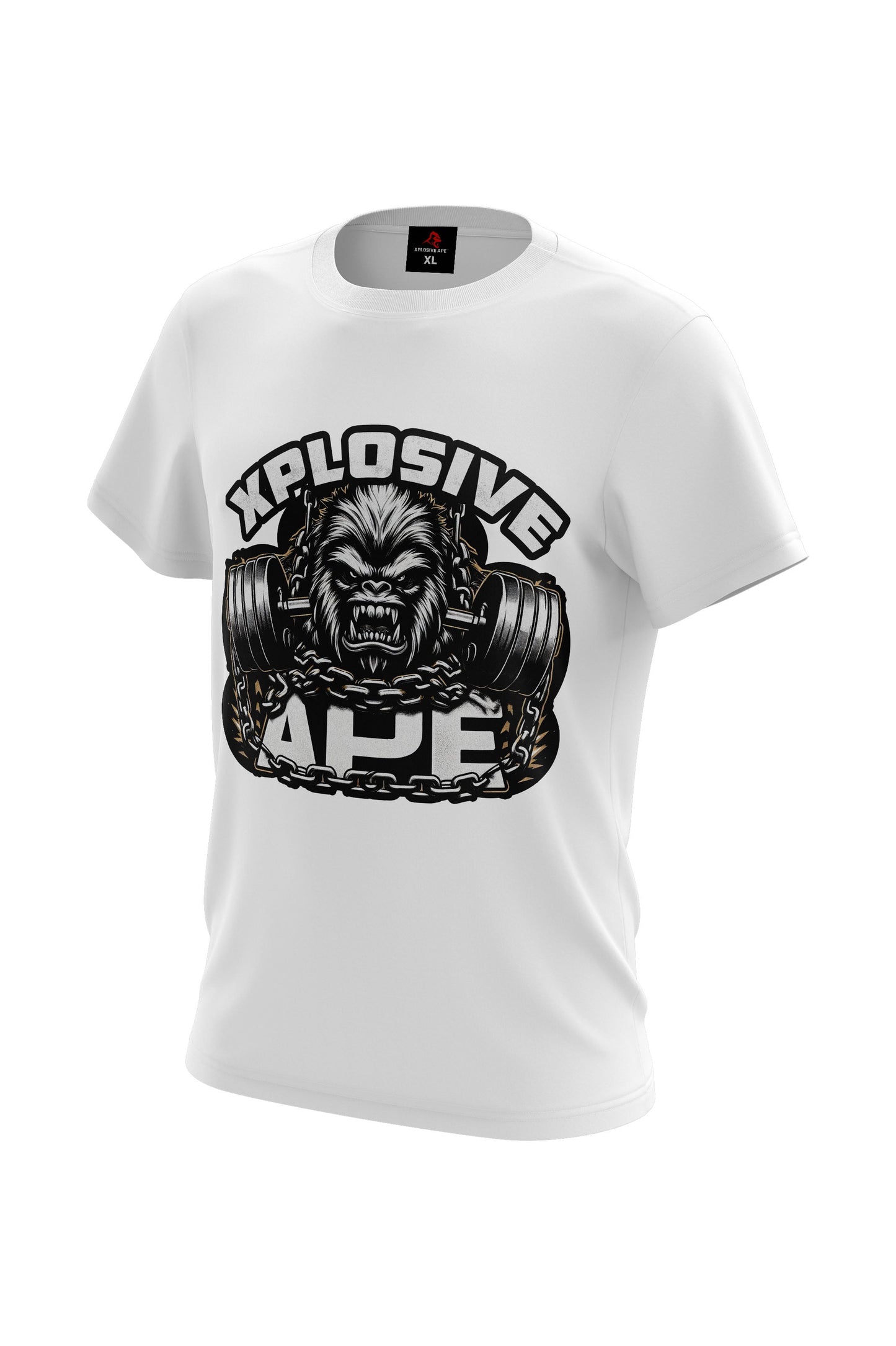 XAPE Yeti Tee - White Xplosive Ape