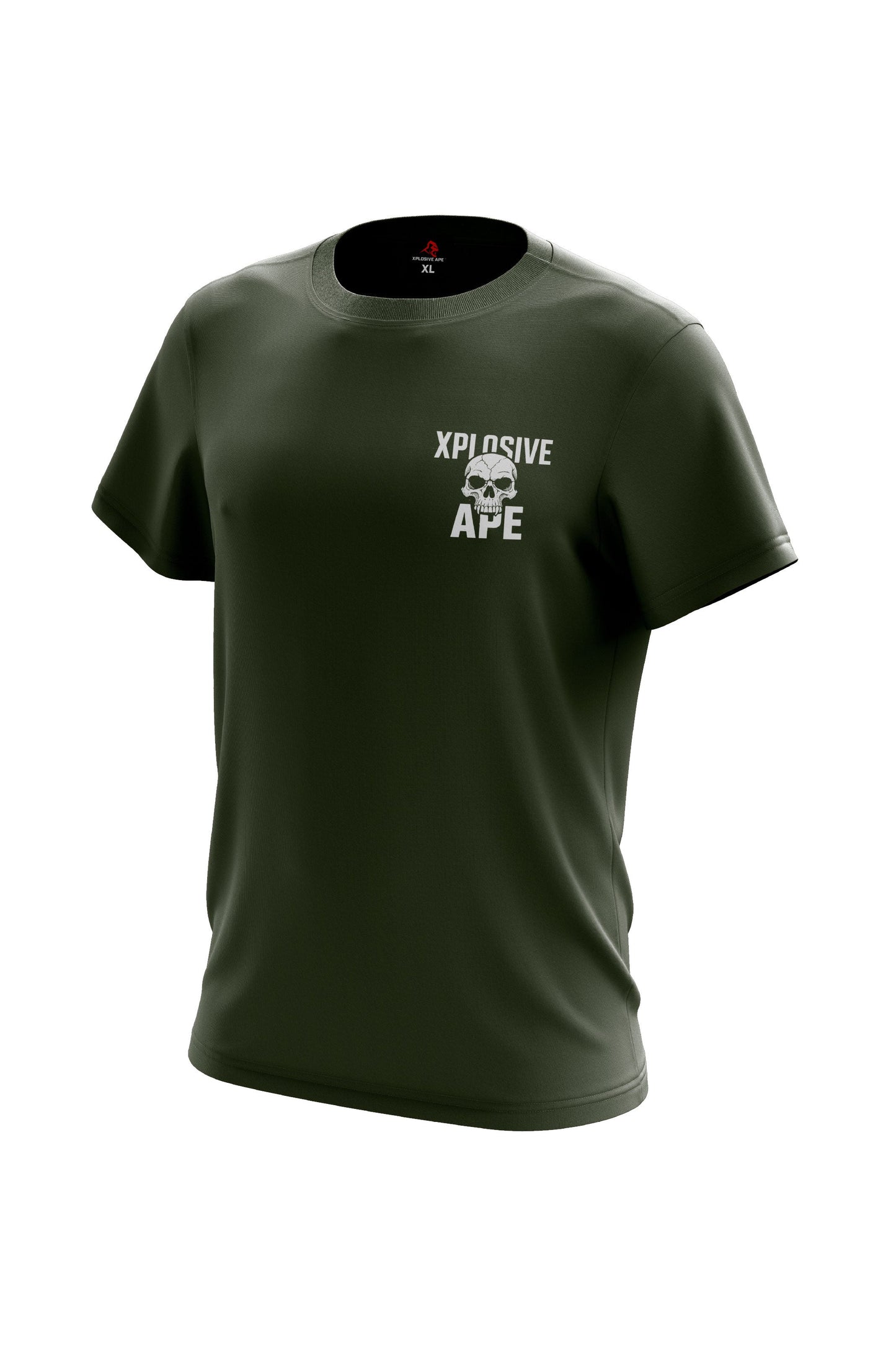 XAPE Skull Force Tee - Military Green Xplosive Ape