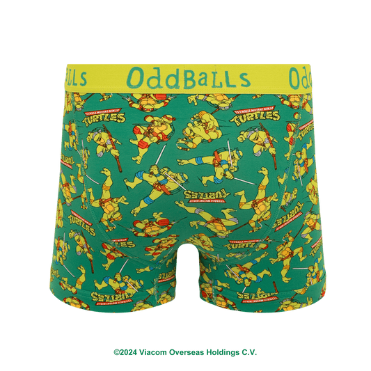 OddBalls Teenage Mutant Ninja Turtles - Mens Cotton Boxer Shorts
