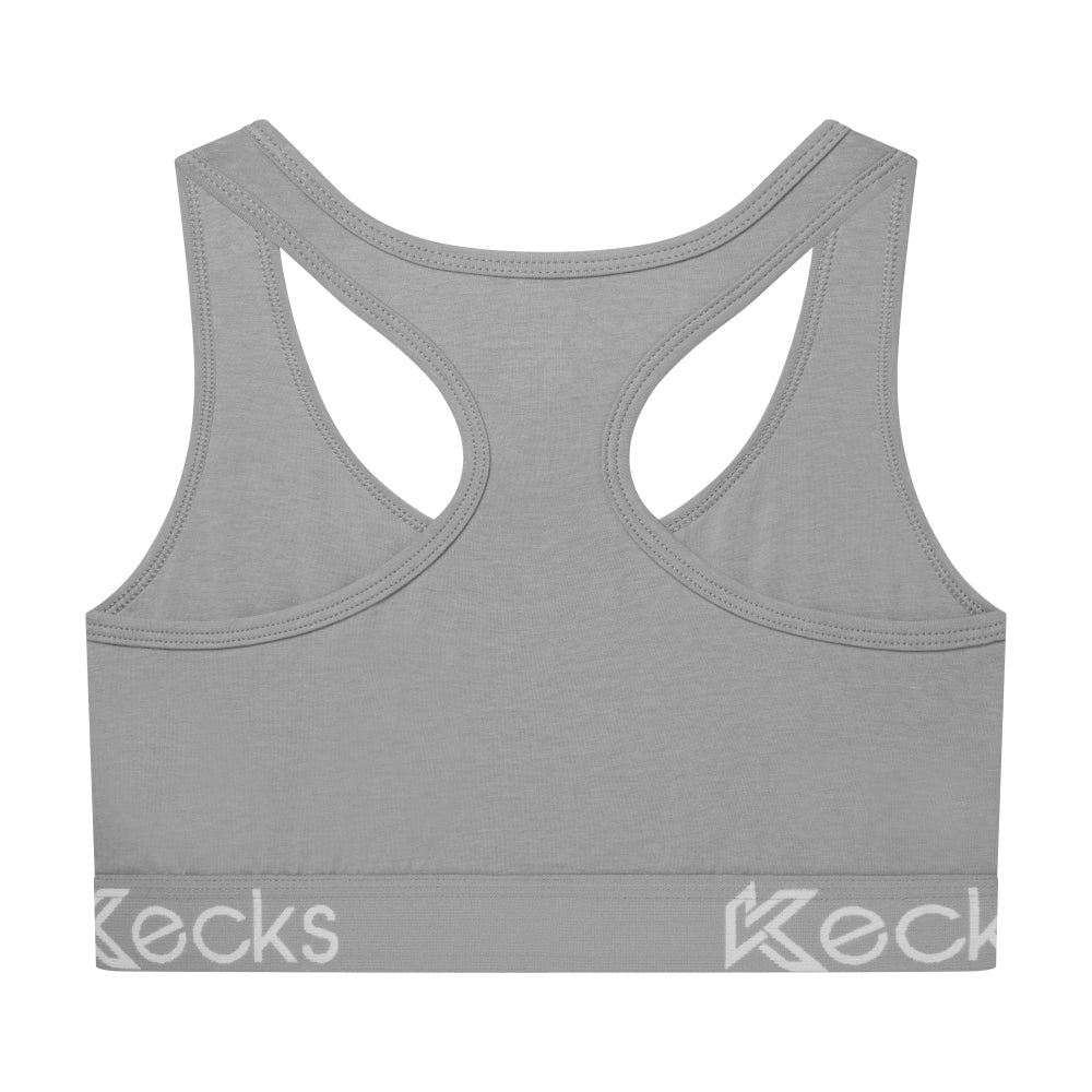 Grey Modal Sports Bralette