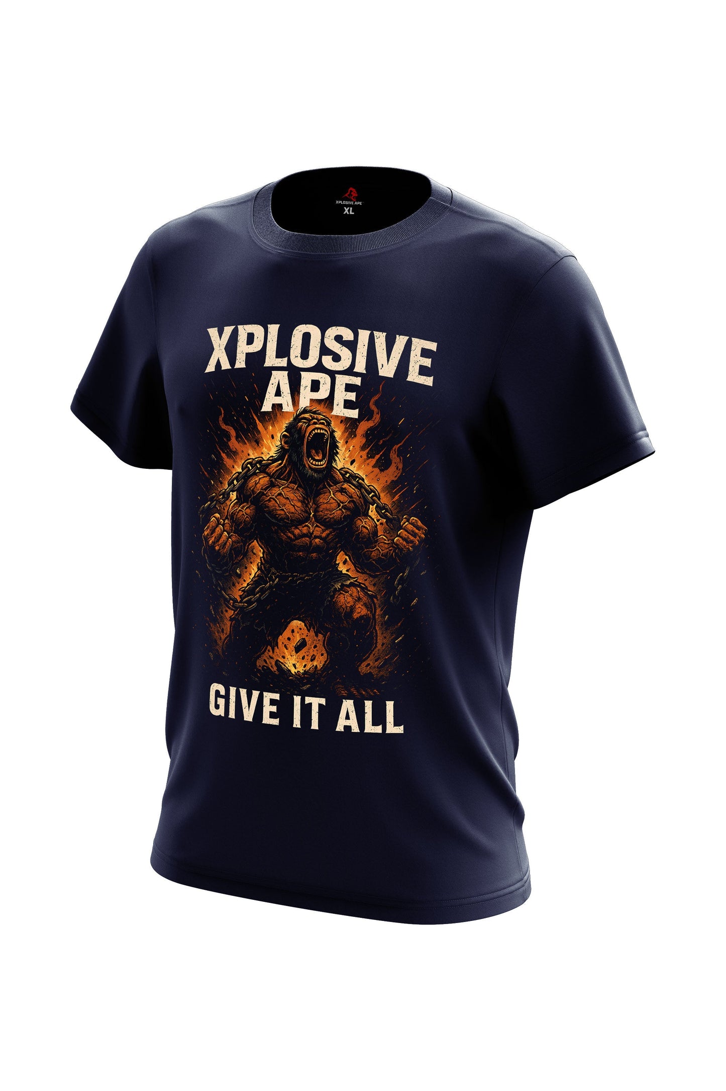 XAPE Molten Core Tee - Navy Xplosive Ape