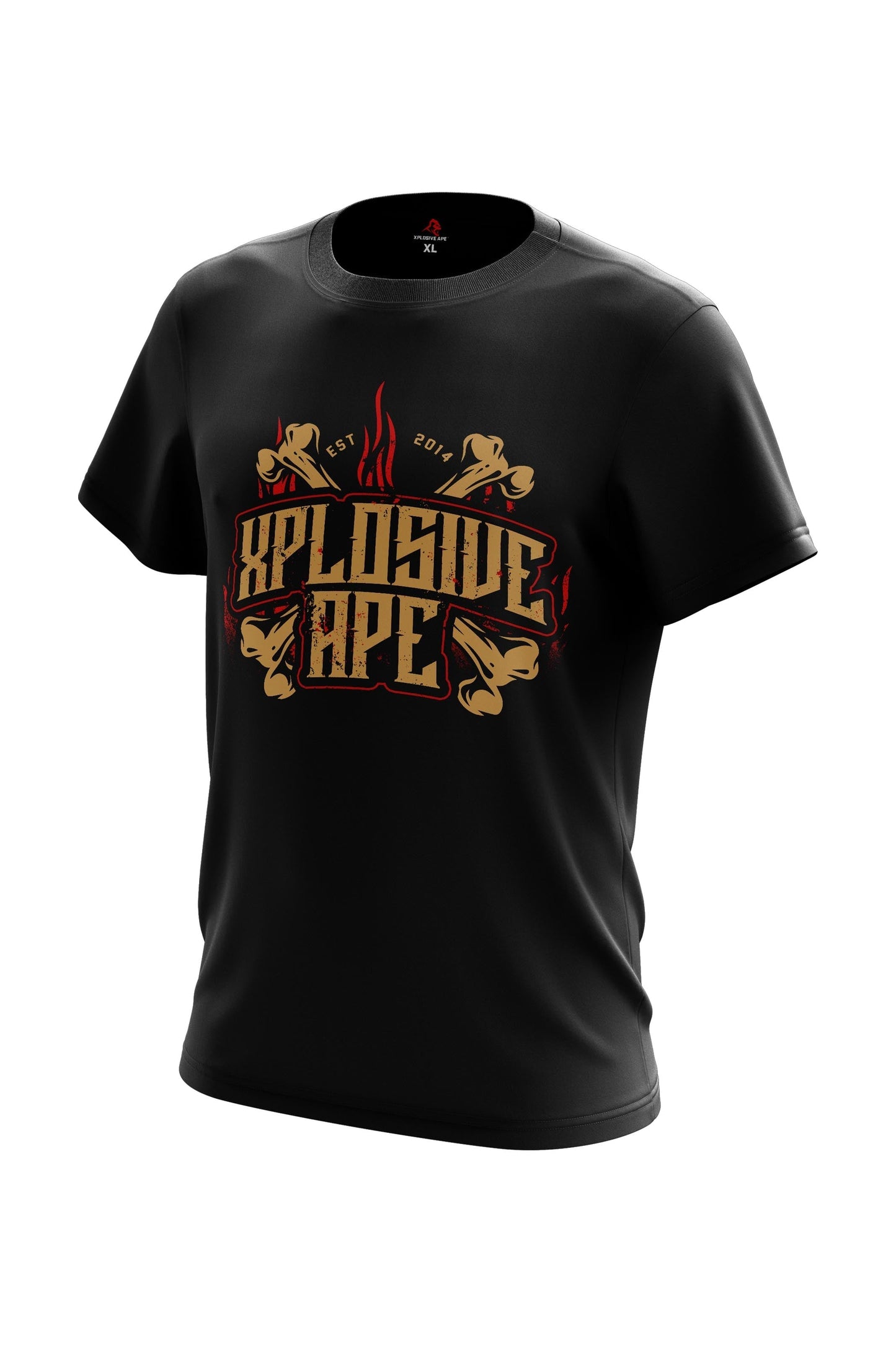 XAPE Oilslick Tee - Black Xplosive Ape