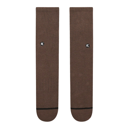 Walnut Crew Sock