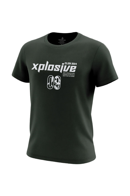 XAPE Strike Force Tech Tee - Forest Green Xplosive Ape