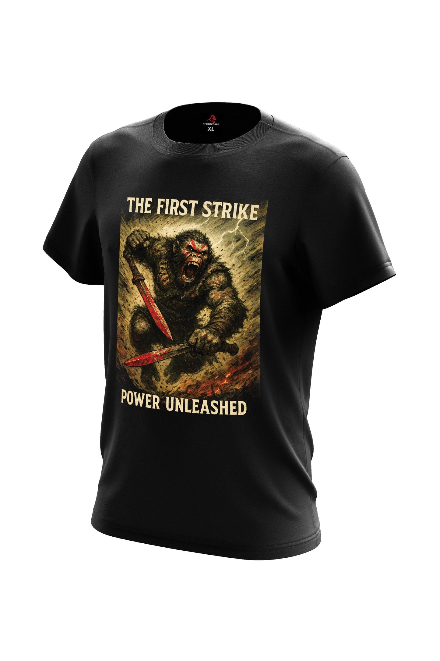 XAPE The First Strike Tee - Black Xplosive Ape