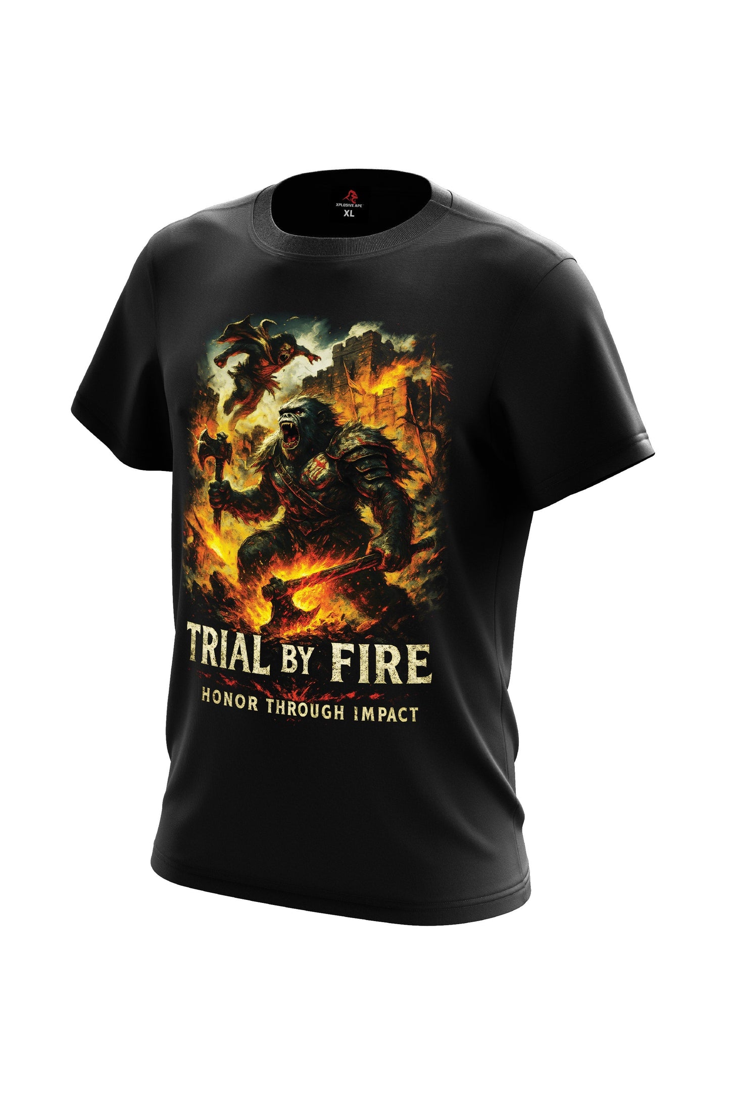 XAPE Trial By Fire V2 Tee - Black Xplosive Ape