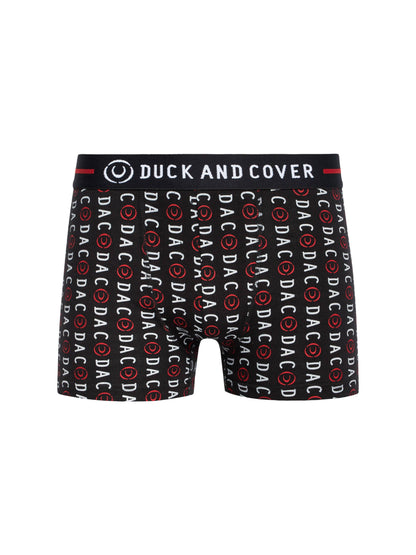 Duck & Cover Stamper 2 Boxer Shorts 3pk Black