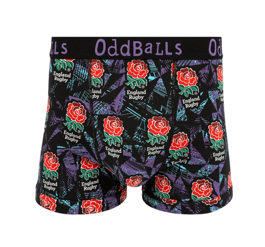 OddBalls England Rugby Union Alternate 25/26 - Mens Boxer Shorts